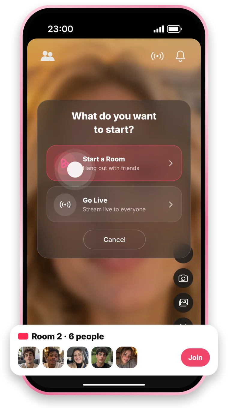 Choosing between a Room and a Live